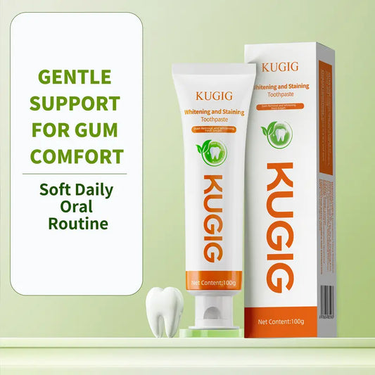 KUGIG Fluoride-Free Whitening Toothpaste — Nano-Hydroxyapatite For Sensitive Teeth